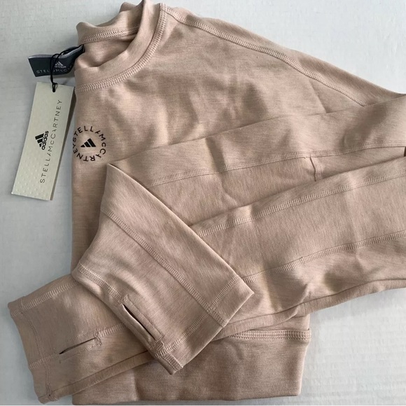 Adidas TrueStrength Cropped Long SleeveShirt Sz L NWT - Picture 7 of 8